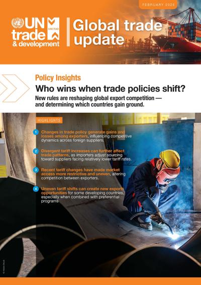 Cover for Global Trade Update (February 2026): Who wins when trade policies shift?